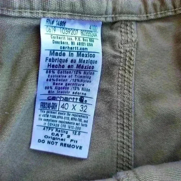 Carhartt flame resistant cargo pants - Picture 6 of 6